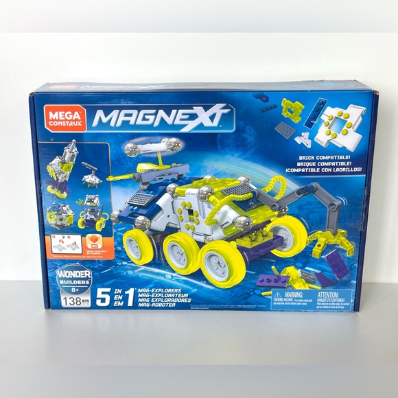 Mega construx magnext 5 in 1 wonder builder building bricks toy - Picture 1 of 1